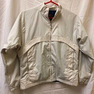 G GEAR FOR SPORTS Mens Jacket Beige Mock Neck S